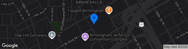Map showing Protective Stadium
