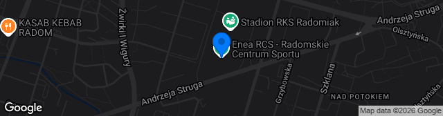 Map showing Stadion Radomiaka