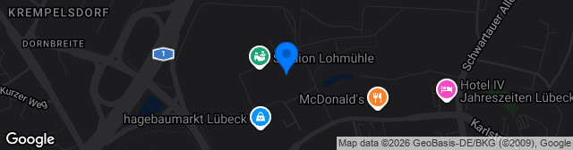 Map showing Stadion an der Lohmühle - Platz 4