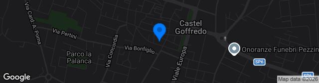 Map showing Stadio Comunale