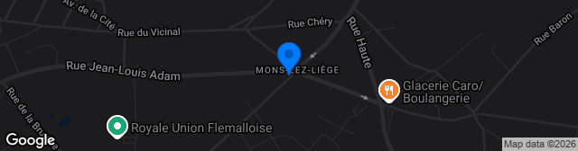 Map showing Terrein 1 Rue Jean Louis Adam