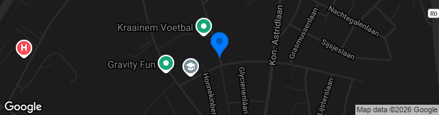 Map showing K Europa 90 Kraainem FC Terrain 1