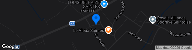 Map showing Stade René Kiemeer