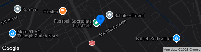 Map showing Fussballfeld Erachfeld