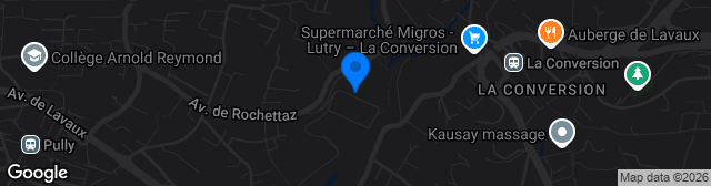 Map showing Centre sportif de Rochettaz