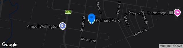 Map showing Wakefield Park 1
