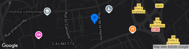 Map showing Stade Maurice Fouque