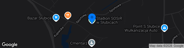 Map showing Stadion SOSiR