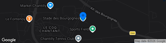 Map showing Stade des Bourgognes