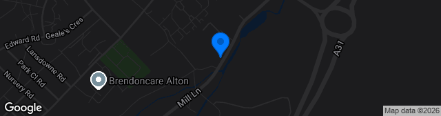 Map showing The Exclusive Networks Stadium