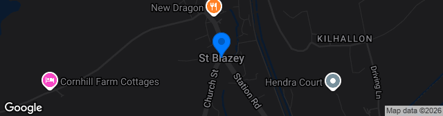 Map showing Blaise Park