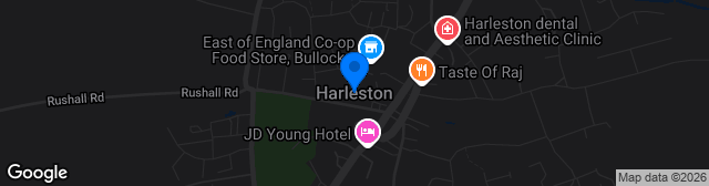 Map showing The Recreation Ground