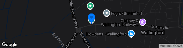 Map showing Wallingford Sports Park