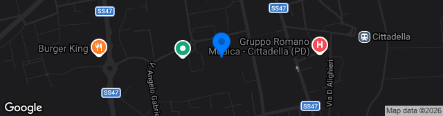 Map showing Antistadio Tombolato