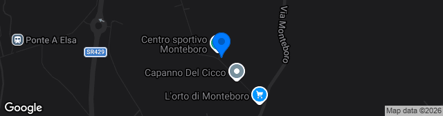 Map showing Centro Sportivo Monteboro