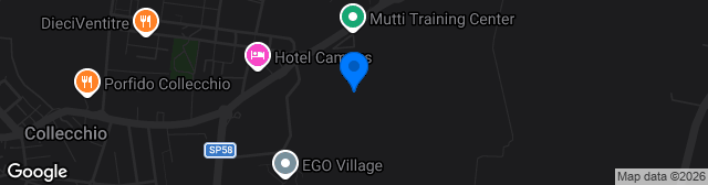 Map showing Centro Sportivo Parma FC