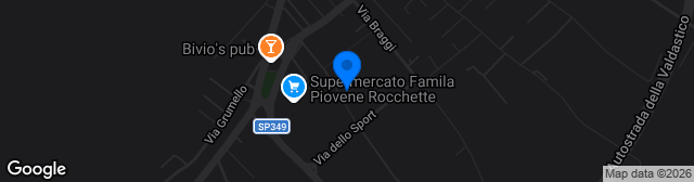Map showing Stadio Comunale Ferruccio Bertoldi