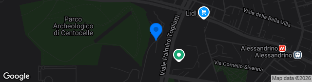 Map showing Centro Sportivo Alberto Rognoni