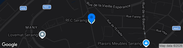 Map showing RFC Seraing Terrein 2