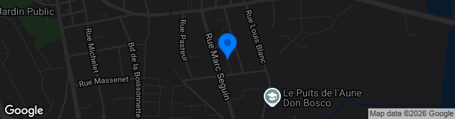 Map showing Stade Maurice Rousson