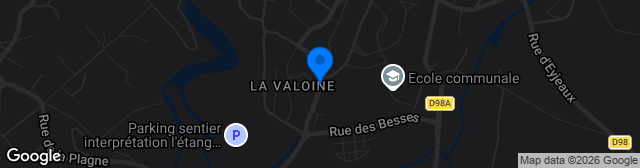 Map showing Stade Roger Couderc