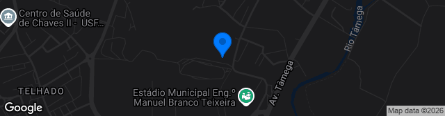 Map showing Complexo Desportivo Francisco Carvalho