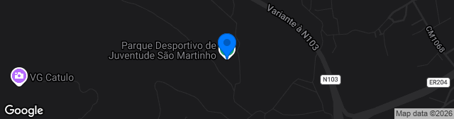 Map showing Complexo Desportivo De Sao Martinho