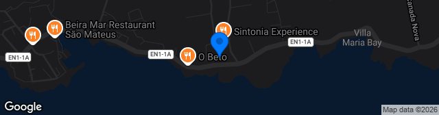 Map showing Campo de Jogos de São Mateus da Calheta