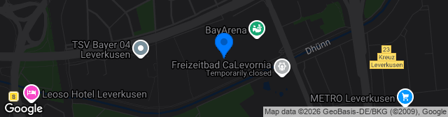 Map showing Ulrich-Haberland-Stadion