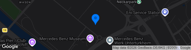 Map showing Rasenplatz 1 VfB Stuttgart