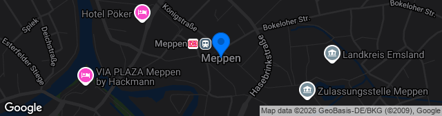 Map showing Waldstadion Hauptplatz A