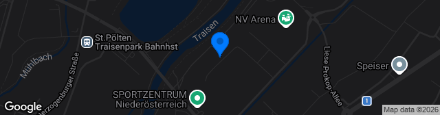Map showing NÖFV-Verbandssportanlage