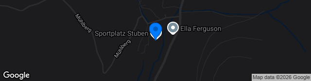 Map showing Sportplatz Stuben
