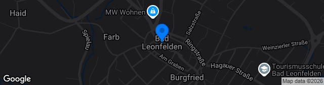 Map showing Sportplatz Bad Leonfelden
