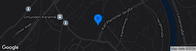 Map showing SEP Arena Gmunden