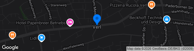 Map showing Poststadion Kunstrasen 1