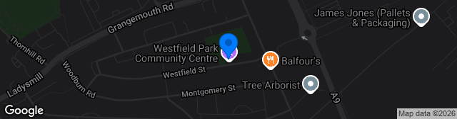 Map showing Westfield Park