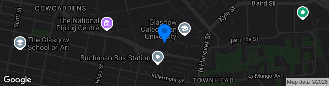 Map showing Hamish B. Allan Stadium