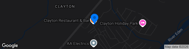 Map showing The Clayton Caravan Park Recreation Ground
