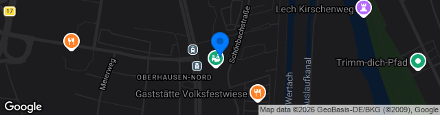 Map showing Paul-Renz-Sportanlage
