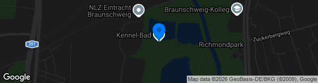 Map showing Sportpark Kennel