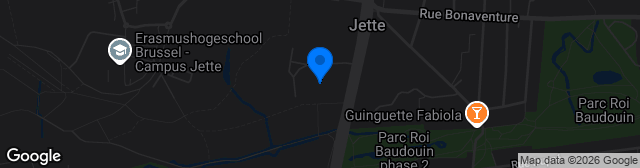 Map showing Stade Communal Jette Terrein 2