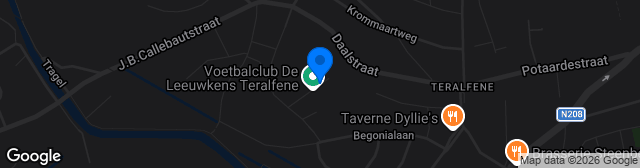 Map showing Denderweg Terrain 1