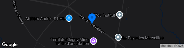 Map showing Rue De Trembleur Terrain 1