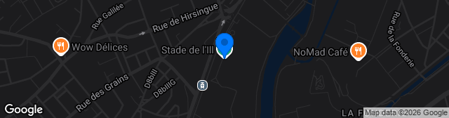 Map showing Stade de l'Ill