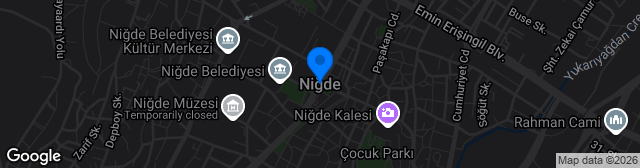 Map showing Niğde Ömer Halisdemir Üniversitesi Kampüs Stadı