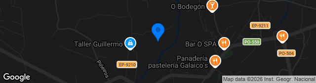 Map showing Estadio Novo San Pedro