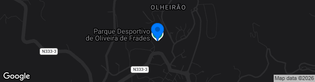 Map showing Parque Desportivo De Oliveira De Frades