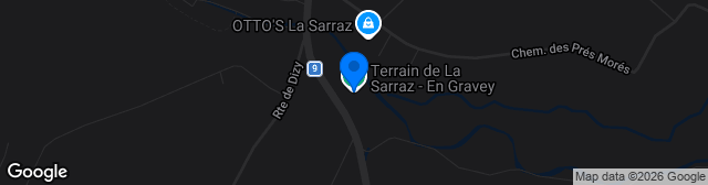 Map showing Terrain de La Sarraz