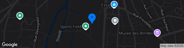 Map showing Stade des Rives du Thouet